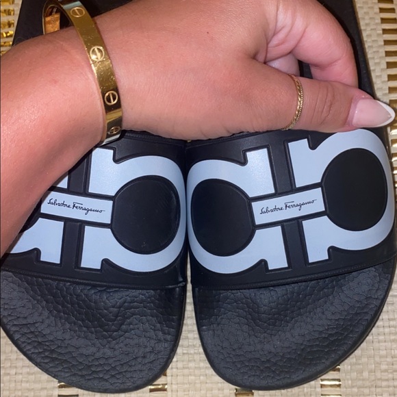 SALVATORE FERRAGAMO SLIDES - Picture 3 of 4